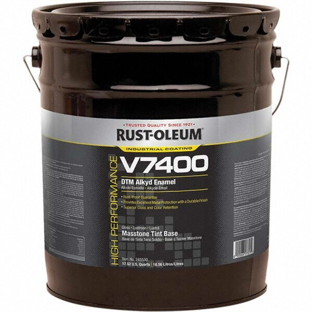 Rust-Oleum 245530 Industrial Enamel Paint: 50 gal, Gloss, Masstone
