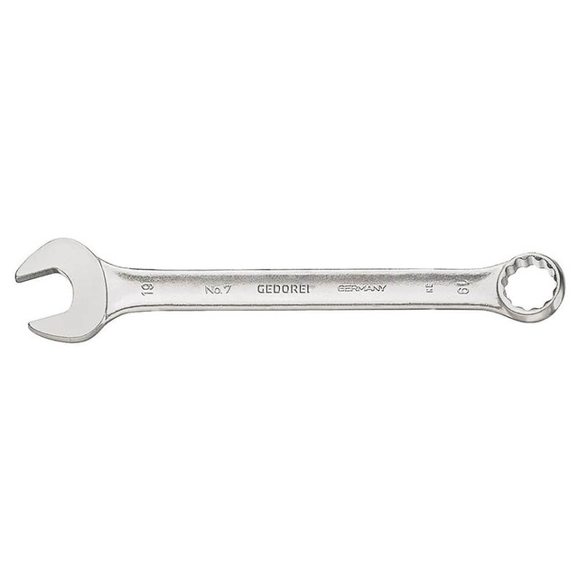 Gedore 6090990 Combination Wrenches; Type: UD Profile Combination Spanner ; Finish: Chrome ; Head Type: Offset ; Box End Type: 12-Point ; Handle Type: Ergonomic ; Material: Vanadium Steel