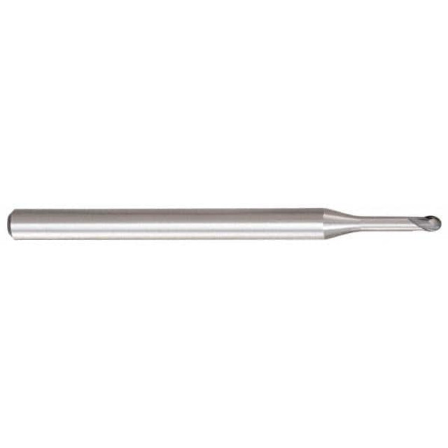 OSG 36901711 Ball End Mill: 0.25" Dia, 0.25" LOC, 2 Flute, Solid Carbide