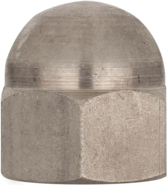 Value Collection DN7XX01800 M18x2.5 Metric Coarse, 27mm Width Across Flats, Uncoated, Stainless Steel Acorn Nut