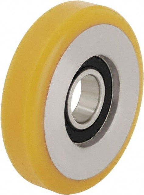 Blickle 463992 Caster Wheel: Polyurethane-Elastomer Blickle Extrathane, 10 mm Axle