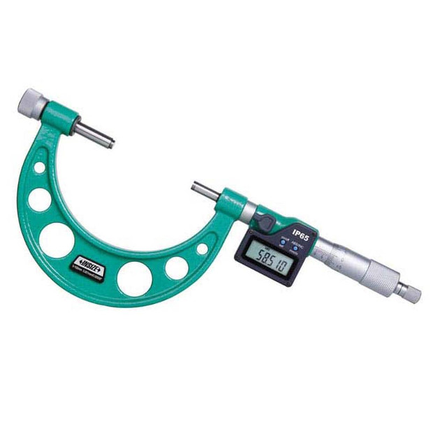 Insize USA LLC 3560-25SE Tube Micrometers; Operation Type: Electronic; Minimum Measurement (mm): 0.00; Maximum Measurement (Decimal Inch): 1.0000; Digital Counter: No; Calibrated: Yes; Traceability Certification Included: No; Graduation (Decimal Inch