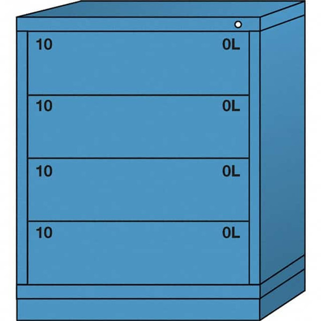 Lyon BBS4030301004IL Standard Mid-Range - Single Drawer Access Steel Storage Cabinet: 30" Wide, 28-1/4" Deep