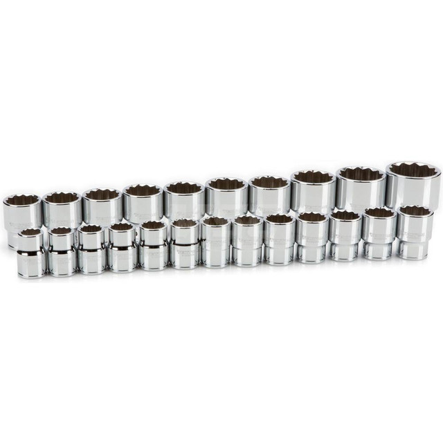 Tekton SHD93016 Socket Set Socket Set: 23 Pc, 19 to 50 mm Socket