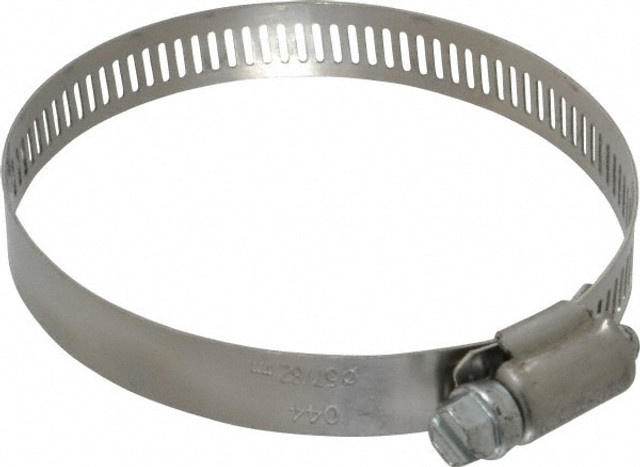 IDEAL TRIDON 5744051 Worm Gear Clamp: SAE 44, 2-5/16 to 3-1/4" Dia, Stainless Steel Band