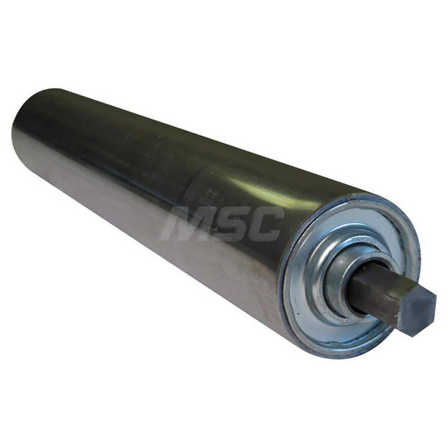Ashland Conveyor 33877 Roller Skids; Roller Material: Steel ; Load Capacity: 850 ; Color: Chrome ; Finish: Natural ; Compatible Surface Type: Smooth ; Roller Length: 25.0000in