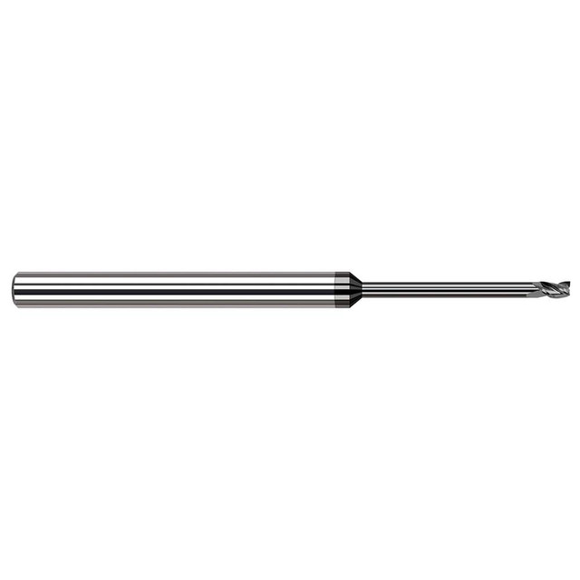 Harvey Tool 35431-C4 Square End Mill: 1/32" Dia, 0.046" LOC, 3 Flutes, Solid Carbide