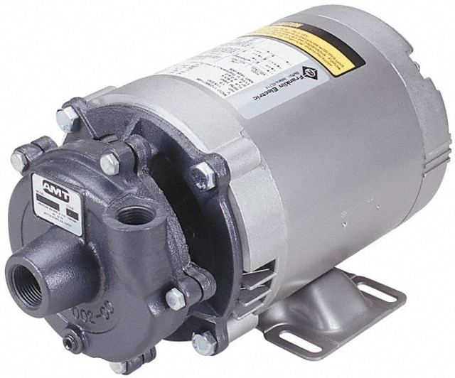 American Machine & Tool 369B-999-95 AC Straight Pump: 208 to 220/440V, 1-1/2 hp, 3 Phase, Cast Iron Housing, Stainless Steel Impeller