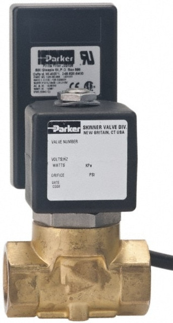 Parker 52835 Solenoid Valve: 3/8" Port, FNPT