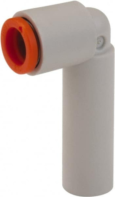 SMC PNEUMATICS KQ2L03-07A Push-to-Connect Tube Fitting: Plug-In Reducer Elbow, 5/32" OD