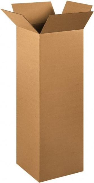 Made in USA 121236 Corrugated Shipping Box: 12" Long, 12" Wide, 36" High