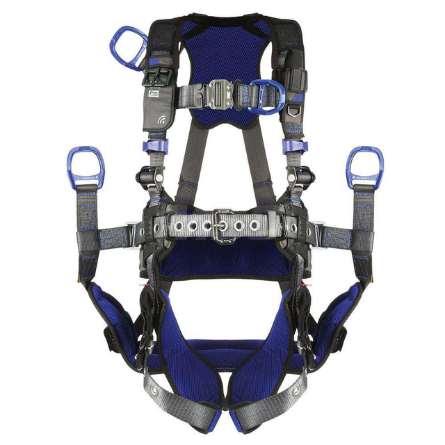 DBI-SALA 7012816270 Fall Protection Harnesses: 420 Lb, Vest Style, Size X-Large, For Climbing Positioning Derrick & Oil Rig, Polyester, Back & Front