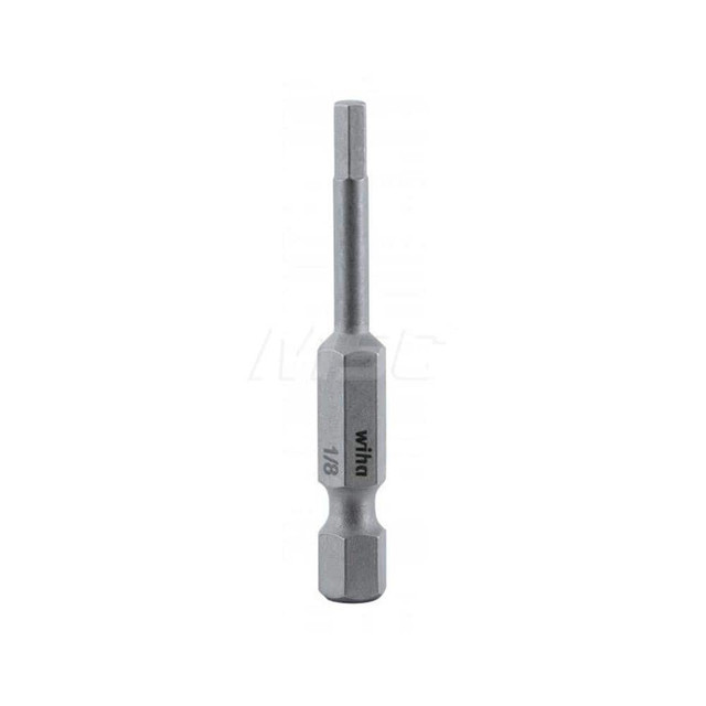 Wiha 74313 Power Screwdriver Bit: 1/8" Hex Drive