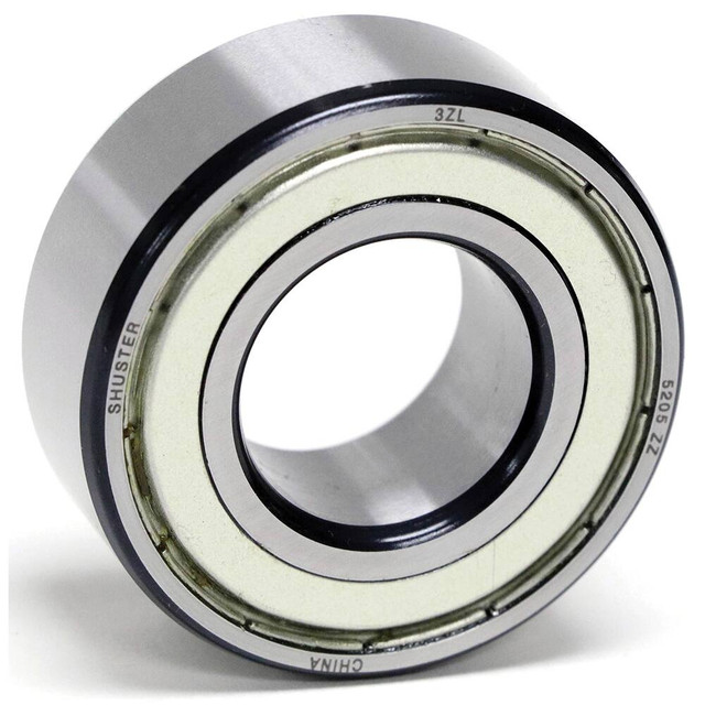Shuster 06156646 Angular Contact Ball Bearing: 20 mm Bore Dia, 52 mm OD, 22.2 mm OAW, Without Flange