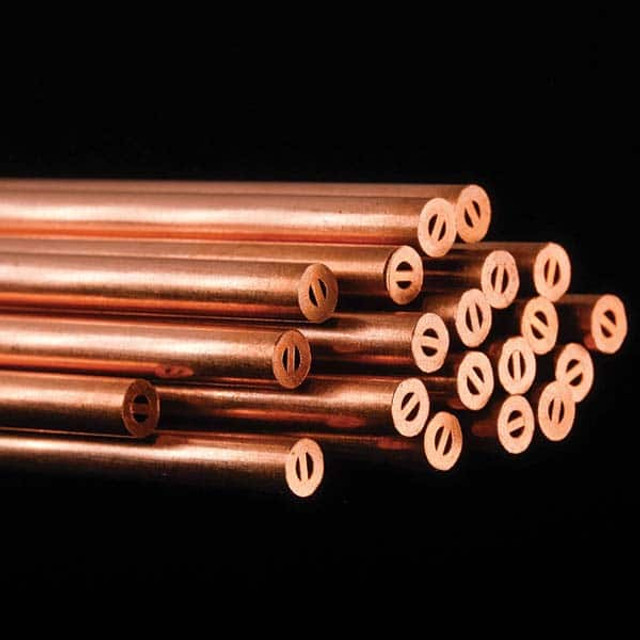 Single Source Technologies CU-2.0X400MC Electrical Discharge Machining Tubes; Tube Material: Copper ; Overall Length: 2.0 ; Channel Type: Single ; Outside Diameter (mm): 2.00 ; Overall Length (mm): 2.0000