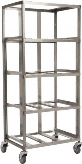 Marlin Steel Wire Products 368182-38 24-1/2" Wide x 18-13/32" Long x 12-1/4" High Storage Rack Cart