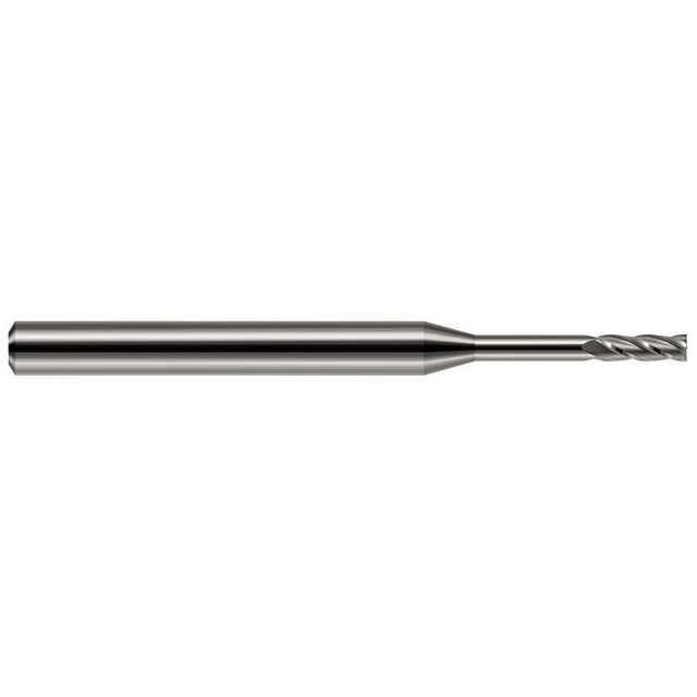 Harvey Tool 960908 Square End Mill: 1/8'' Dia, 3/8'' LOC, 1/8'' Shank Dia, 2'' OAL, 2 Flutes, Solid Carbide