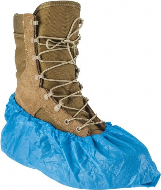 PRO-SAFE KM-SC-CPE-LRG-B Shoe Cover: Chemical ResistantWater Resistant, Polyethylene