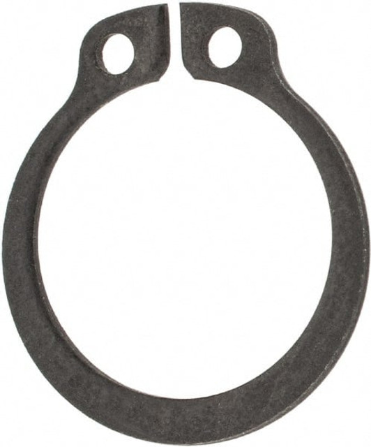 Rotor Clip DSH-16ST PDB100 External Retaining Ring: 15.2 mm Groove Dia, 16 mm Shaft Dia, 1060-1090 Spring Steel, Phosphate Finish