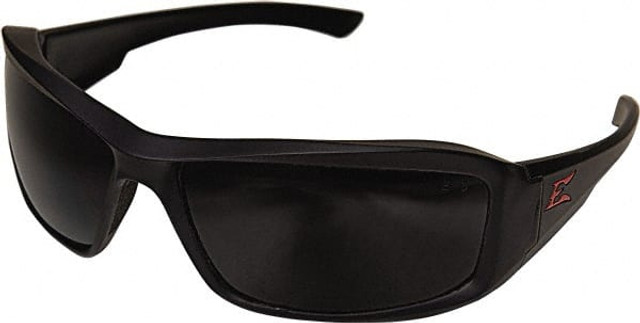 Edge Eyewear XB136 Safety Glass: Scratch-Resistant, Polycarbonate, Smoke Lenses, Full-Framed, UV Protection