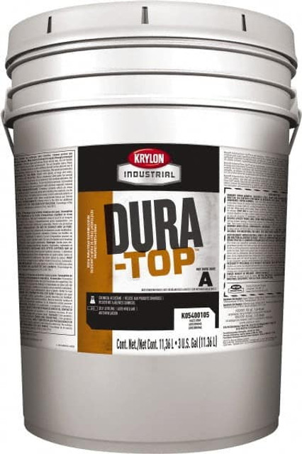 Krylon K05400105-30 Protective Coating: 5 gal Pail, High Gloss Finish, Gray