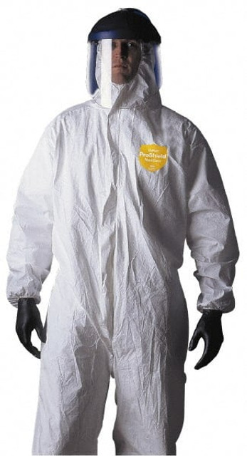 Dupont NG127SWHXL00250 Size XL Film Laminate Chemical Resistant Coveralls