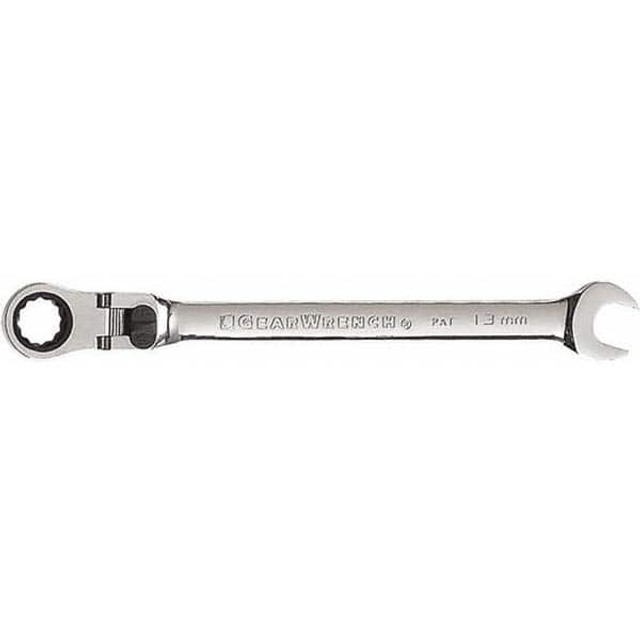GEARWRENCH 85613 Combination Wrench: 13.00 mm Head Size, 15 deg Offset