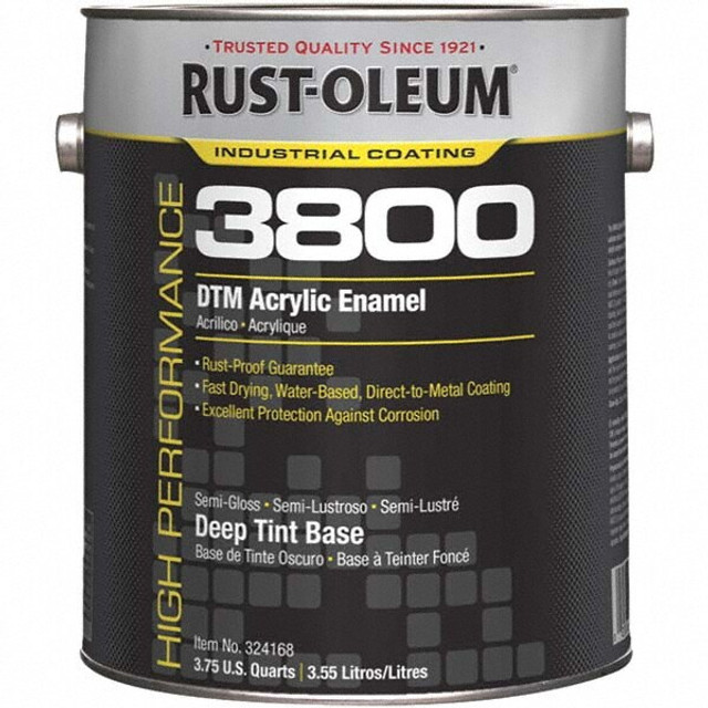 Rust-Oleum 324168 Acrylic Enamel  Paint: 1 gal, Deep Tint Base, Semi-Gloss Finish