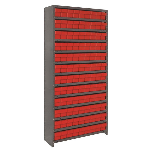 Quantum Storage CL1275-501RD 108 Bin Closed Shelving Systems