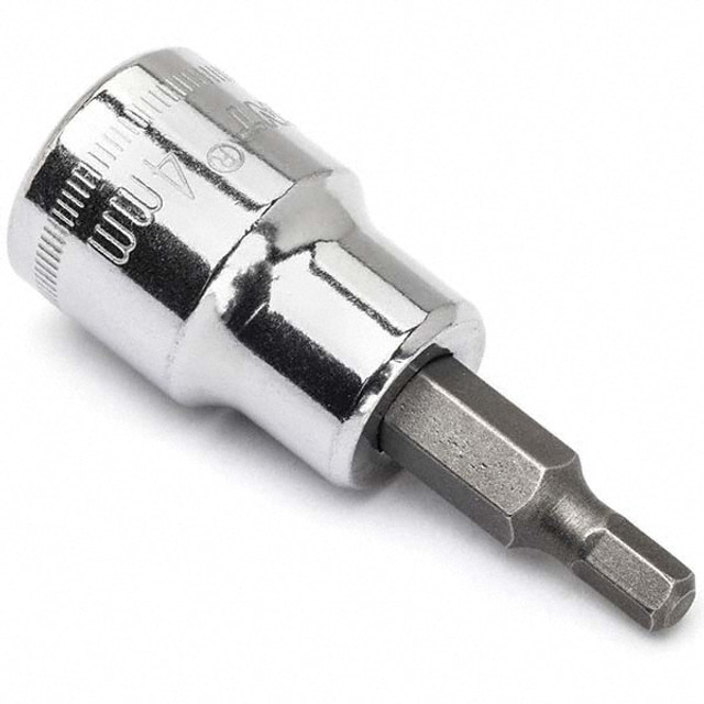 Crescent CHBS7N Hand Hex Bit Socket: 3/8" Drive, 4 mm Hex