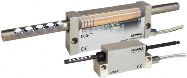 Newall DMG-TTVFMA01000 Inductive DRO Scale: 10" Max Measuring Range, 0.00005, 0.0001, 0.0002 & 0.0005" Resolution, 17" Scale Length