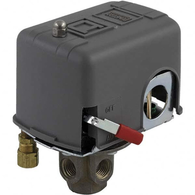 Square D 9013FHG34J39M1X 1 and 3R NEMA Rated, 70 to 150 psi, Electromechanical Pressure and Level Switch