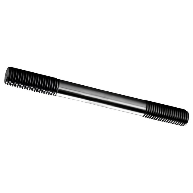 TE-CO 40884 Equal Double Threaded Stud: 5/8-11 Thread, 8" OAL