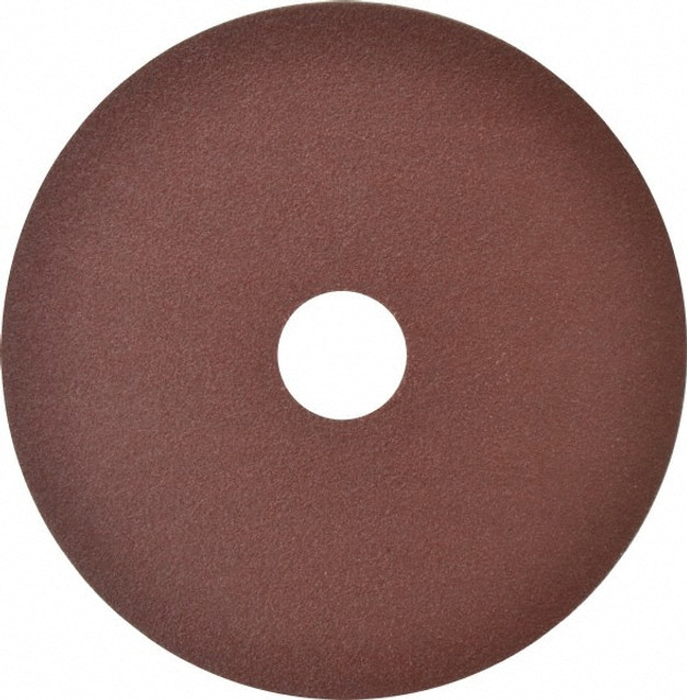 CGW Abrasives 48027 Fiber Disc: 5" Disc Dia, 7/8" Hole, 100 Grit, Aluminum Oxide