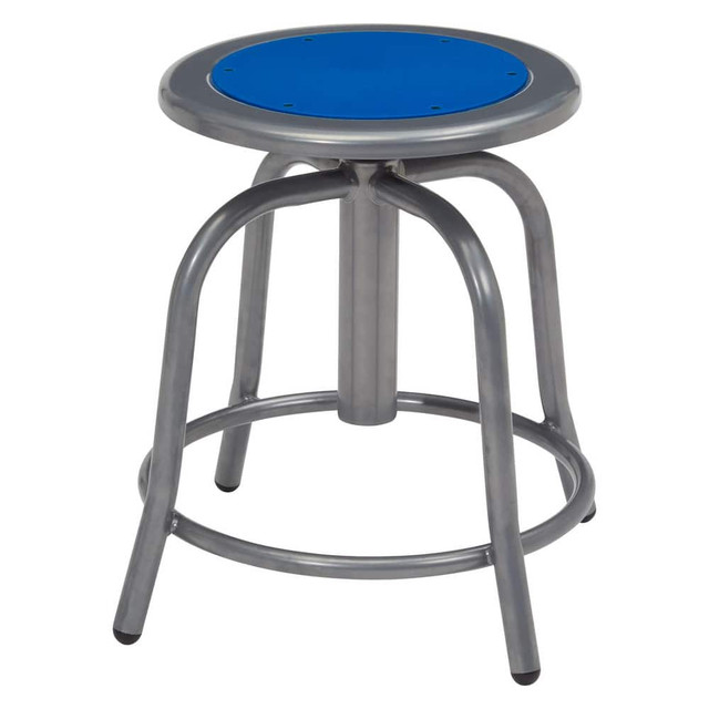 National Public Seating 6825-02 Adjustable Height Swivel Stool: Steel