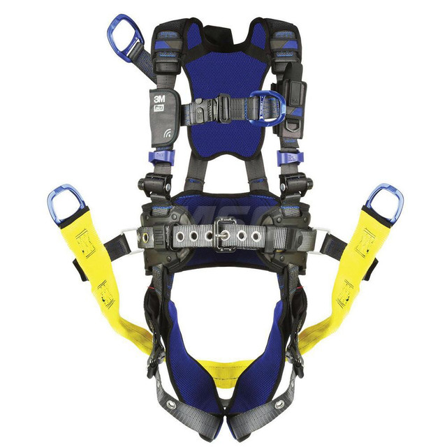 DBI-SALA 7012816280 Fall Protection Harnesses: 420 Lb, Vest Style, Size X-Large, For Climbing Positioning Derrick & Oil Rig, Polyester, Back & Front