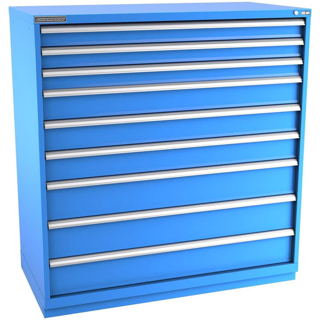 Champion Tool Storage DS2700901ILC-BB Storage Cabinets; Cabinet Type: Welded Storage Cabinet ; Cabinet Material: Steel ; Width (Inch): 56-1/2 ; Depth (Inch): 22-1/2 ; Cabinet Door Style: Solid ; Height (Inch): 59-1/2