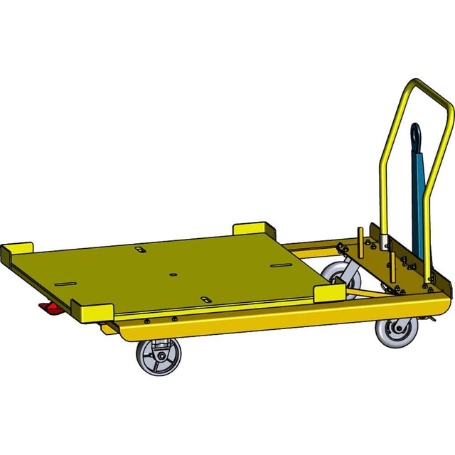 Hovair 25-3020 Utility Cart: 42.1" OAH, Steel
