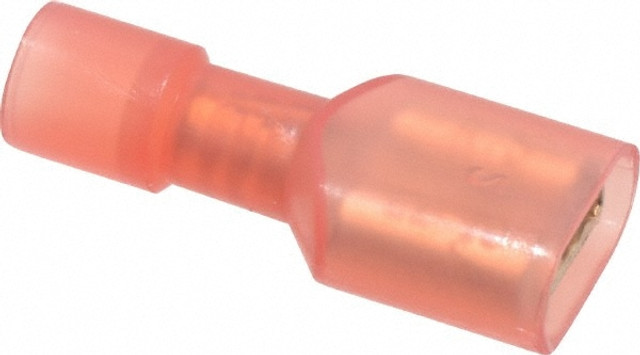 Ideal 83-9771 Wire Disconnect: Female, Red, Vinyl, 22-18 AWG, 1/4" Tab Width