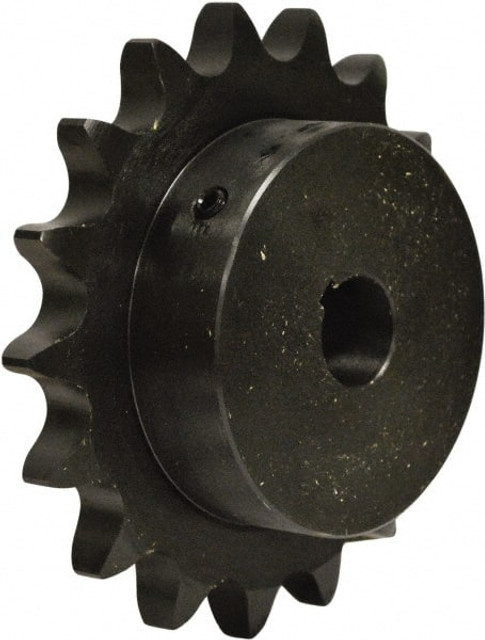 U.S. Tsubaki 80B17F-1J Finished Bore Sprocket: 17 Teeth, 1" Pitch, 1-5/8" Bore Dia