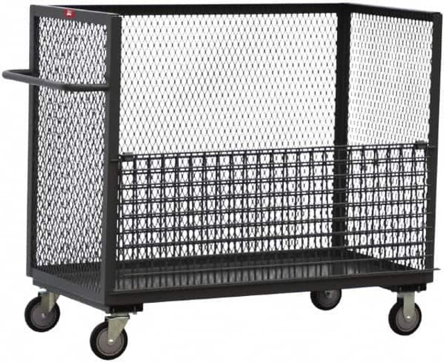 Jamco GX248-U5 Steel Basket Truck: 24 cu ft, 1,200 lb Capacity, 44" High, 54" Long