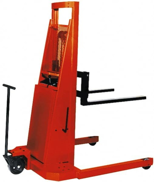 Presto Lifts PS274-50 2,000 Lb Capacity, 74" Lift Height, Battery Operated Pallet Straddle Stacker