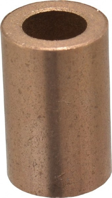 Boston Gear 34686 Sleeve Bearing: 3/8" ID, 5/8" OD, 1" OAL, Oil Impregnated Bronze