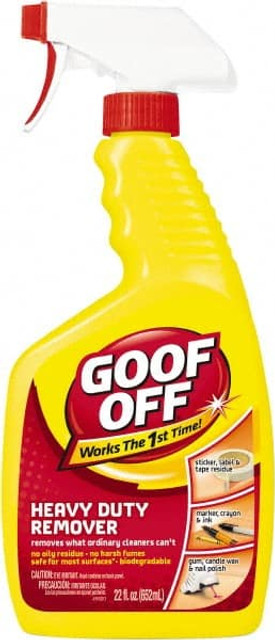 Goof Off FG659WM Adhesive Remover: Liquid, 22 oz Spray Bottle