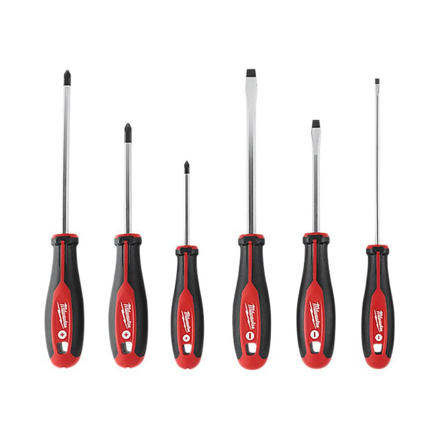 Milwaukee Tool 48-22-2706 Screwdriver Set: 6 Pc, Phillips & Slotted