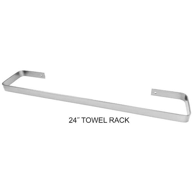 Heat Storm HS-Towel-24 Washroom Shelves, Soap Dishes & Towel Holders; Material: Stainless Steel ; Finish: Glossy Silver