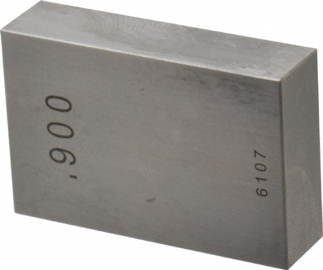 Value Collection 630-23906 Rectangle Steel Gage Block: 0.9", Grade 0