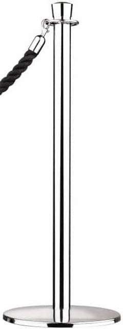 Tensator 314-1P Free Standing Retractable Barrier Post: Steel Post