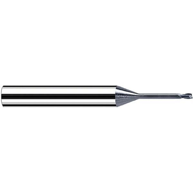 Fraisa X6506020 Square End Mill: 0.20 mm Dia, 0.12 mm LOC, 2 Flute, Solid Carbide