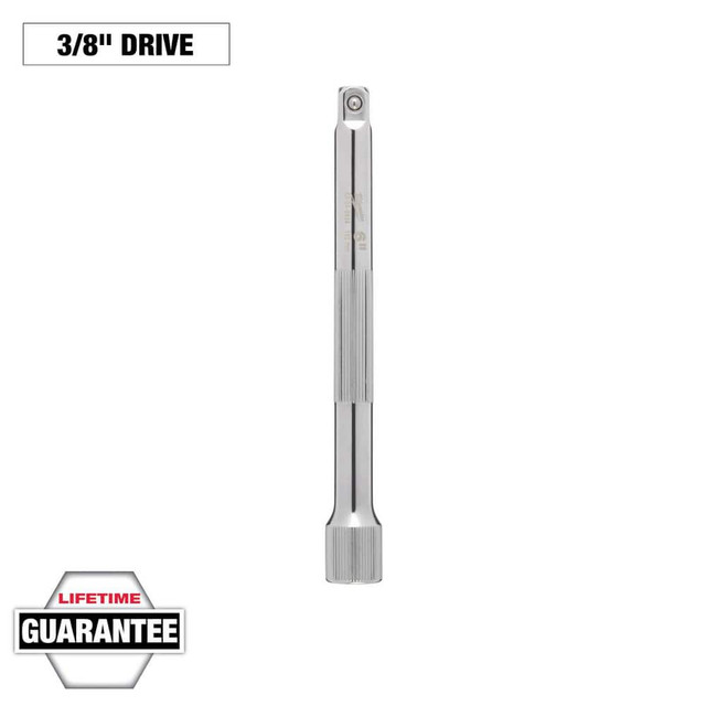 Milwaukee Tool 43-24-9114 Socket Extensions; Tool Type: Drive Extension ; Extension Type: Non-Impact ; Drive Size: 3/8in (Inch); Finish: Chrome ; Overall Length (Decimal Inch): 6.0000 ; Material: Chromium-Vanadium Steel